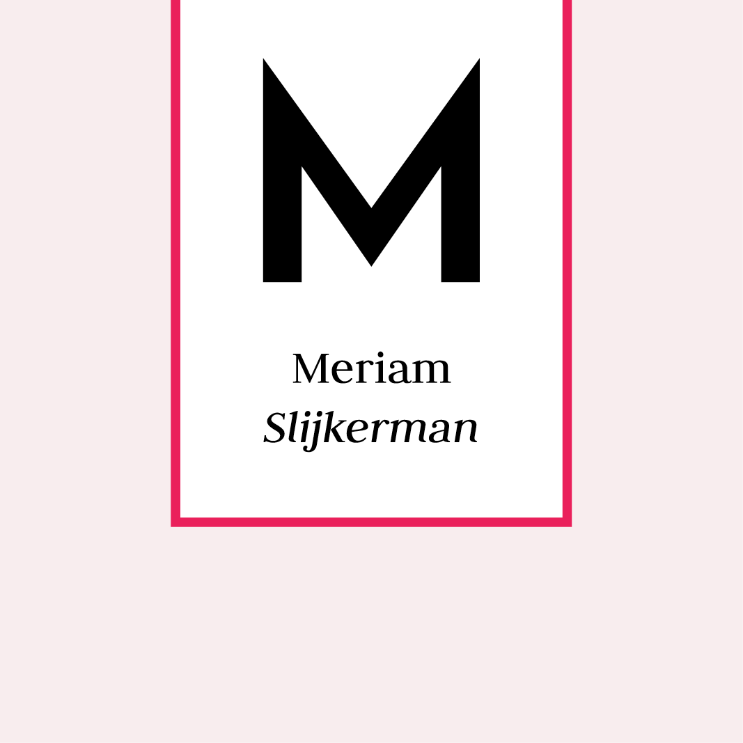 Logo ontwerp Meriam Slijkerman door Miranda Schellevis